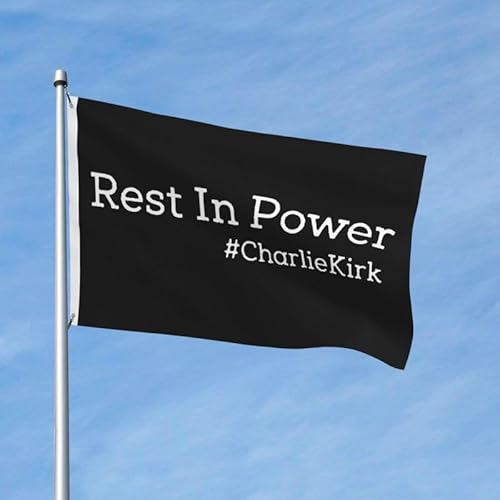Rest In Power Charlie Kirk Flagge Haus Garten Outdoor-Banner Hofflagge 3x5 FT Rest In Power Charlie Kirk Flagge Haus Garten Outdoor-Banner Hofflagge 3x5 FT von FWJZDSP