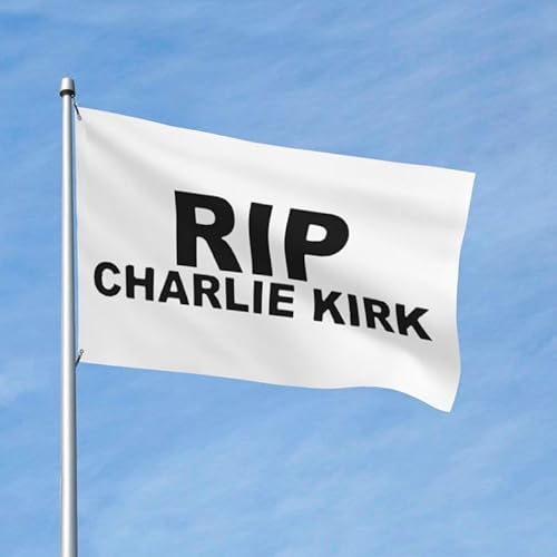 Rip Charlie Kirk 1993–2025 3 x 5 Flagge, lebendige Farbe und lichtecht, Flaggen aus Polyester mit Ösen Rip Charlie Kirk 1993–2025 3 x 5 Flagge, lebendige Farbe und lichtecht, Flaggen aus Polyester mit Ösen von FWJZDSP