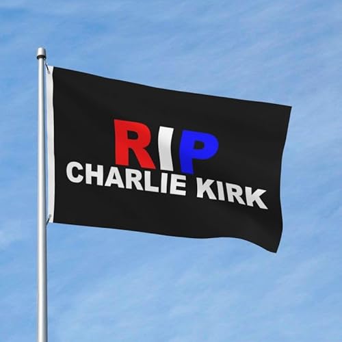 Rip Charlie Kirk 1993–2025 3 x 5 Flagge, lebendige Farbe und lichtecht, Flaggen aus Polyester mit Ösen Rip Charlie Kirk 1993–2025 3 x 5 Flagge, lebendige Farbe und lichtecht, Flaggen aus Polyester mit Ösen von FWJZDSP