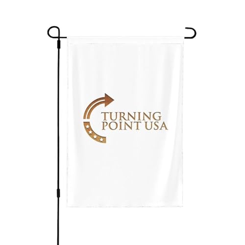 Turning Point USA Gold 12"x18" Gartenflaggen Doppelseitiges Banner Kein Fahnenmast von FWJZDSP