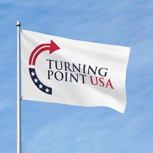 Turning Point USA Tpusa 3x5 Flagge Lebendige Farbe und lichtechte Flaggen aus Polyester mit Ösen von FWJZDSP