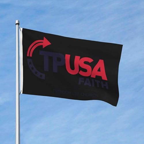 Turning Point USA Tpusa Freedom Life 3x5 Flagge Lebendige Farbe und lichtechte Flaggen aus Polyester mit Ösen Turning Point USA Tpusa Freedom Life 3x5 Flagge Lebendige Farbe und lichtechte Flaggen aus Polyester mit Ösen von FWJZDSP