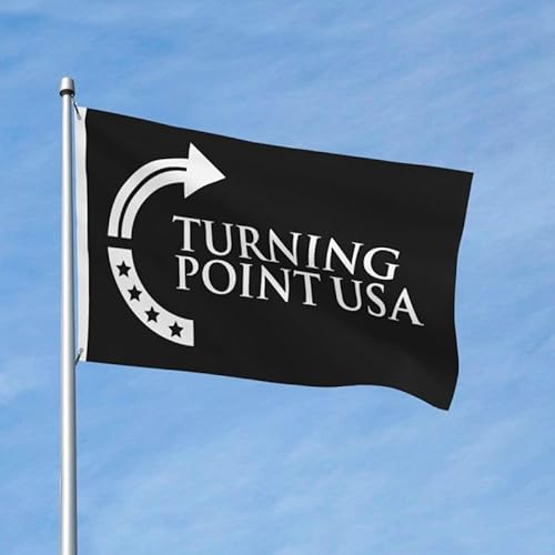 Turning Point USA Weiße 3x5-Flagge, lebendige Farbe und lichtechte Flaggen aus Polyester mit Ösen Turning Point USA Weiße 3x5-Flagge, lebendige Farbe und lichtechte Flaggen aus Polyester mit Ösen von FWJZDSP