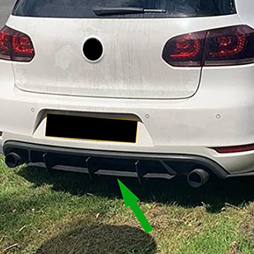 FWNT ABS-Material Heckstoßstange Diffusor für V W Golf 6 MK6 GTI 2010-2013, Hecklippe Diffusor Schutz Untere Stoßstange Lip Spoiler Body Kit von FWNT