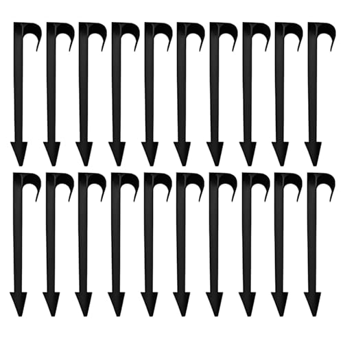 Tropfschlauch Erdanker - 20 Stück Tropfschlauch Anker, Boden Erdspieß Befestigungs Set, Ideal für Gartenbewässerung, Gewächshaus, Beete, Inkl. Steckgabeln für einfache Montage Tropfschlauch Erdanker - 20 Stück Tropfschlauch Anker, Boden Erdspieß Befestigungs Set, Ideal für Gartenbewässerung, Gewächshaus, Beete, Inkl. Steckgabeln für einfache Montage von FWORUAIS
