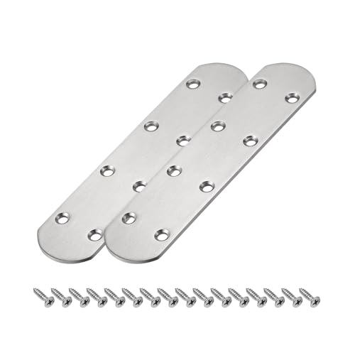 FXFBRTRWN 2 Stück flache gerade Klemmen-Reparaturplatte, 168 x 38 x 2,8 mm Reparaturhalterungsverbinder kindly FXFBRTRWN 2 Stück flache gerade Klemmen-Reparaturplatte, 168 x 38 x 2,8 mm Reparaturhalterungsverbinder kindly von FXFBRTRWN