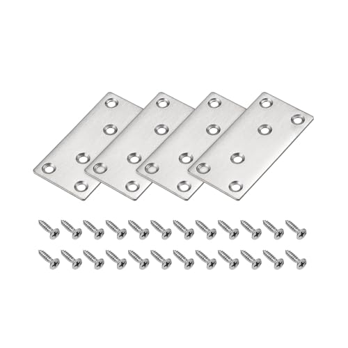 FXFBRTRWN 4 Stück flache Reparaturplatte for gerade Klammern, 80 x 40 x 2 mm Befestigungs- und Ausbesserungshalterungsverbinder kindly FXFBRTRWN 4 Stück flache Reparaturplatte for gerade Klammern, 80 x 40 x 2 mm Befestigungs- und Ausbesserungshalterungsverbinder kindly von FXFBRTRWN