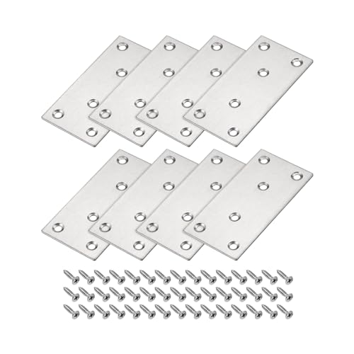 FXFBRTRWN Flache Reparaturplatte for gerade Klammern, 100 x 50 x 2 mm, Edelstahl-Befestigung, Ausbesserungshalterung, Verbinder, 8 Stück kindly FXFBRTRWN Flache Reparaturplatte for gerade Klammern, 100 x 50 x 2 mm, Edelstahl-Befestigung, Ausbesserungshalterung, Verbinder, 8 Stück kindly von FXFBRTRWN