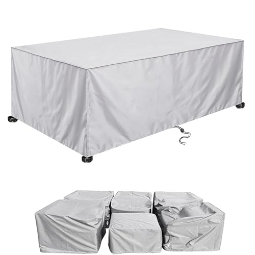 FXGZCJ Abdeckung für Gartenmöbel 222x52x95cm Multi Größe Gartenmöbel Abdeckung 420D Oxford Gewebe Schutzhülle Wasserdicht Winddicht UV-Beständiges für Gartentische und Möbelsets FXGZCJ Abdeckung für Gartenmöbel 222x52x95cm Multi Größe Gartenmöbel Abdeckung 420D Oxford Gewebe Schutzhülle Wasserdicht Winddicht UV-Beständiges für Gartentische und Möbelsets von FXGZCJ