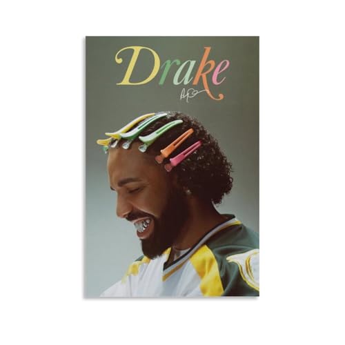 Drake Rapper Musik auf Leinwand, Wandkunst, modernes Familienschlafzimmer, Musik, Film-Poster, 30 x 45 cm, ungerahmter Stil Drake Rapper Musik auf Leinwand, Wandkunst, modernes Familienschlafzimmer, Musik, Film-Poster, 30 x 45 cm, ungerahmter Stil von FXLIBH