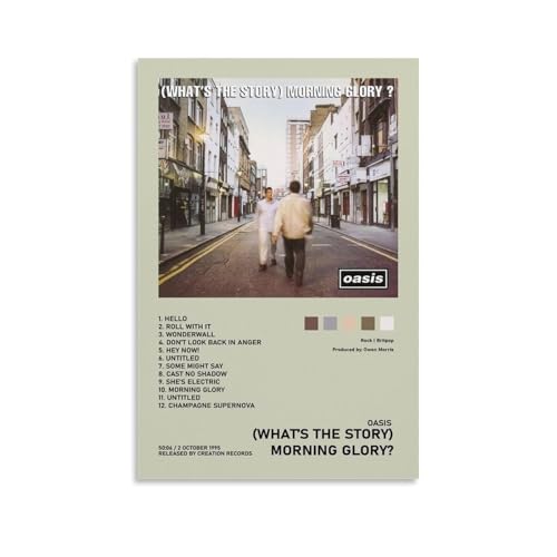 Leinwandbild, Motiv: Morning Glory von Oasis, modernes Familienschlafzimmer, Musik, Film-Poster, 30 x 45 cm, ungerahmter Stil Leinwandbild, Motiv: Morning Glory von Oasis, modernes Familienschlafzimmer, Musik, Film-Poster, 30 x 45 cm, ungerahmter Stil von FXLIBH