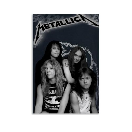 Metallica Leinwand-Wandkunst, modernes Familienschlafzimmer, Musik, Film, Cartoon-Poster, 40 x 60 cm, ungerahmter Stil Metallica Leinwand-Wandkunst, modernes Familienschlafzimmer, Musik, Film, Cartoon-Poster, 40 x 60 cm, ungerahmter Stil von FXLIBH