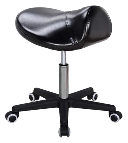 FXLUHAY Hocker auf Rädern Bar Abnehmbarer Stuhl Schönheitshocker Lift Barhocker Friseurstuhl Drehbarer Sattelstuhl FXLUHAY Hocker auf Rädern Bar Abnehmbarer Stuhl Schönheitshocker Lift Barhocker Friseurstuhl Drehbarer Sattelstuhl von FXLUHAY