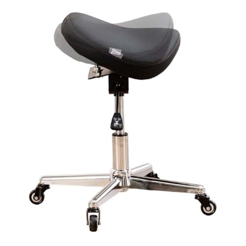 FXLUHAY Sattelstuhl-Kippsitze, Sattelhocker for Zahnkosmetiker, Hydraulischer Stuhl for das Home-Tattoo-Büro-Salon, 45-55 cm FXLUHAY Sattelstuhl-Kippsitze, Sattelhocker for Zahnkosmetiker, Hydraulischer Stuhl for das Home-Tattoo-Büro-Salon, 45-55 cm von FXLUHAY
