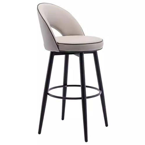 Höhenhocker mit Drehtheke, Barstühle aus PU-Leder, Barhocker for Kücheninseln mit ergonomischer Rückenlehne und Fußstütze aus Eisen, Hocker for das Frühstücks- und Esszimmer zu Hause(Khaki,72cm/28.3") Höhenhocker mit Drehtheke, Barstühle aus PU-Leder, Barhocker for Kücheninseln mit ergonomischer Rückenlehne und Fußstütze aus Eisen, Hocker for das Frühstücks- und Esszimmer zu Hause(Khaki,72cm/28.3") von FXLUHAY
