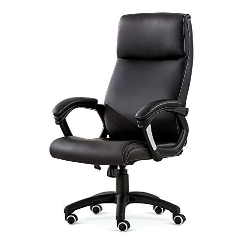Ergonomischer Bürostuhl, Chefsessel, Bürostuhl, hohe Rückenlehne, ergonomischer Liegestuhl, Kunstleder, Schreibtischstuhl, kann um 360 Grad angehoben und angepasst werden, ergonomisch gestaltet, um von FXTYRXJ