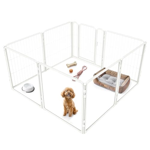 FXW Homeplus Unleashed Indoor-Hunde-Laufstall – stressfreies und sicheres Spielen, strapazierfähig, 61 cm, 4 Acrylplatten + 4 Drahtpaneele, Hundegehege für Welpen und kleine Hunde, Weiß│Patentiert FXW Homeplus Unleashed Indoor-Hunde-Laufstall – stressfreies und sicheres Spielen, strapazierfähig, 61 cm, 4 Acrylplatten + 4 Drahtpaneele, Hundegehege für Welpen und kleine Hunde, Weiß│Patentiert von FXW