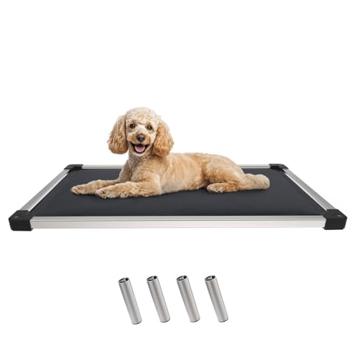 FXW TitanNest Kaufestes erhöhtes Hundebett, erhöhtes Kinderbett für drinnen und draußen, Camping, langlebig und waschbar, gepolstertes Haustierbett für kleine Hunde, 88,9 cm L x 55,9 cm B x 11,4 cm H FXW TitanNest Kaufestes erhöhtes Hundebett, erhöhtes Kinderbett für drinnen und draußen, Camping, langlebig und waschbar, gepolstertes Haustierbett für kleine Hunde, 88,9 cm L x 55,9 cm B x 11,4 cm H von FXW
