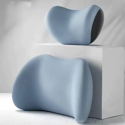 FXZNB Autositz-Kopfstütze,Car seat Lumbar Support, lindert Schmerzen im Lendenwirbelbereich und im Nacken, für Audi Q4 e-tron 2021.,Blue FXZNB Autositz-Kopfstütze,Car seat Lumbar Support, lindert Schmerzen im Lendenwirbelbereich und im Nacken, für Audi Q4 e-tron 2021.,Blue von FXZNB