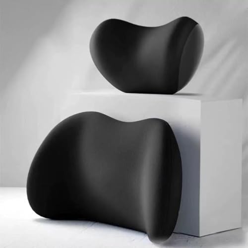 FXZNB Autositz-Kopfstütze,Car seat Lumbar Support, lindert Schmerzen im Lendenwirbelbereich und im Nacken, für Dacia Sandero 2020-2024.,Black FXZNB Autositz-Kopfstütze,Car seat Lumbar Support, lindert Schmerzen im Lendenwirbelbereich und im Nacken, für Dacia Sandero 2020-2024.,Black von FXZNB