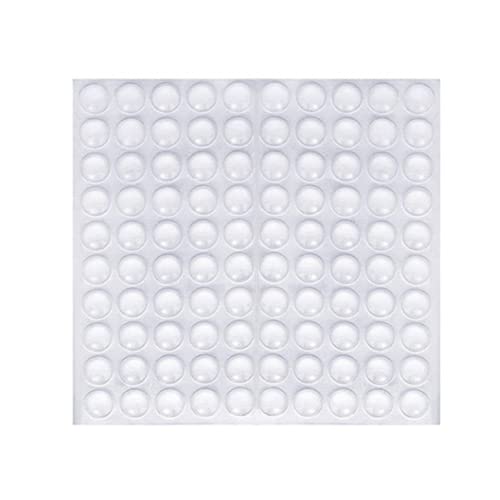 100 Stück Gummipuffer, Elastikpuffer, Möbelpuffer Gummipuffer Selbstklebend, Transparent Schutzpuffer Gummipuffer Anschlagdämpfer, Bumper Pads für Möbel Notebook, Schränke, Schubladen von FYACCD