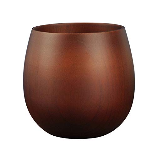 2er Set Holz Becher Kaffeetasse Deko-Becher, Innovativ Japanischer Stil Holzbecher, Trinkbecher Aus Umweltfreundlichem Holz Jujube, Natürliche Jujube Holzbecher Geschirr Für Hotel Restaurant von FYBlossom