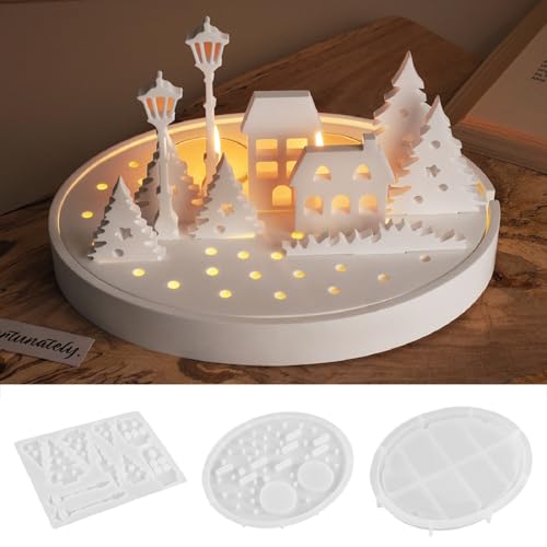 3 Stück Ostern Silikonformen Gießformen Häuser, 3D Haus Silikonform Kerzenhalter Silikonform Ostern Frühling Silikonformen, DIY Ostern Häuser Silikon Gipsformen Zum Gießen für Handwerk 3 Stück Ostern Silikonformen Gießformen Häuser, 3D Haus Silikonform Kerzenhalter Silikonform Ostern Frühling Silikonformen, DIY Ostern Häuser Silikon Gipsformen Zum Gießen für Handwerk von FYBlossom