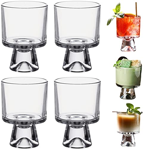 4x Latte Macchiato Gläser Trinkgläser Wassergläser Set| 220ml Kaffeegläser Cappuccino Tassen Dessertgläser Saftgläser| Teegläser Kaffeetassen Aus Borosilikatglas Für Wasser, Drink, Saft, Milch von FYBlossom