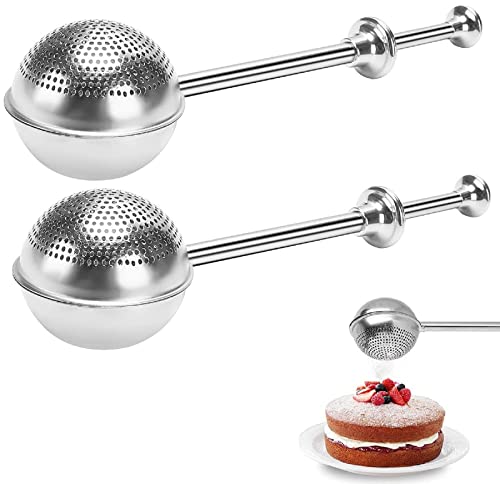 Edelstahl Mehlsieb Puderzuckerstreuer Mehl Und Puderzuckersieb, Handsieb Kakaopulver Shaker Duster Edelstahl Mehlspender Shaker Mit Federgriff, Einhandsieb Küchensieb Für Zuckermehl Und Gewürze Edelstahl Mehlsieb Puderzuckerstreuer Mehl Und Puderzuckersieb, Handsieb Kakaopulver Shaker Duster Edelstahl Mehlspender Shaker Mit Federgriff, Einhandsieb Küchensieb Für Zuckermehl Und Gewürze von FYBlossom