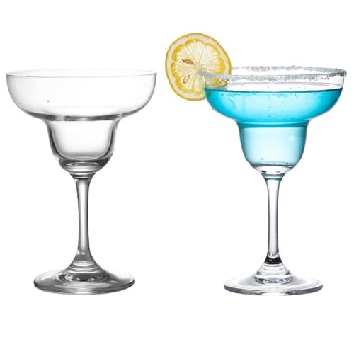 FYBlossom 2 Stück Martini Gläser Cocktailgläser Set| Martinigläser Longdrinkgläser Bar Zubehör| Bruchsicher & Elegantes Design Cocktail Gläser| Cocktail Trinkgläser Für Gefrorene Getränke von FYBlossom