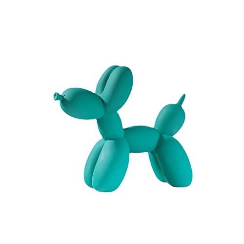 Modern Skulptur Dekofigur Ballon Hund Harz Statue, Kunst Ballon Hund Tier Statue Dekofigur Tischdeko, Kreativität Harz Ballon Hund Handwerk Geschenk Für Desktop Wohnzimmer Kuchen Bäckerei (Dunkelgrün) Modern Skulptur Dekofigur Ballon Hund Harz Statue, Kunst Ballon Hund Tier Statue Dekofigur Tischdeko, Kreativität Harz Ballon Hund Handwerk Geschenk Für Desktop Wohnzimmer Kuchen Bäckerei (Dunkelgrün) von FYBlossom