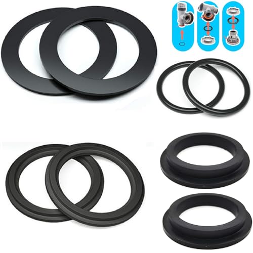 Pool O-Oring Für Intex, 8 Stück Pool Gummi Dichtringe Unterlegscheiben Runde Dichtung Pool Zubehör, Pool O-Ringe Ersatzteil Für Intex Pool Teile 10747, 25006, 25010, 28633, 28635, 28621 (8 Stück) von FYBlossom