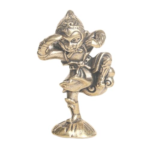FYDCYHM Antike Bronze Affen Statue Mit Gold Akzente Zen Meditation Dekor Für Wohnzimmer Spa Oder Yoga Studio Centerpiece von FYDCYHM