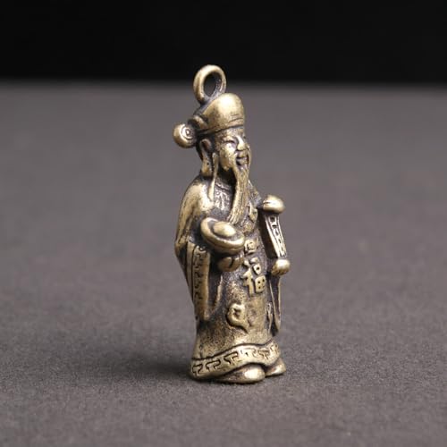 FYDCYHM Antike Bronze Gott Reichtum Statue Mit Gold Akzente Zen Meditation Dekor Für Wohnzimmer Spa Oder Yoga Studio Centerpiece von FYDCYHM