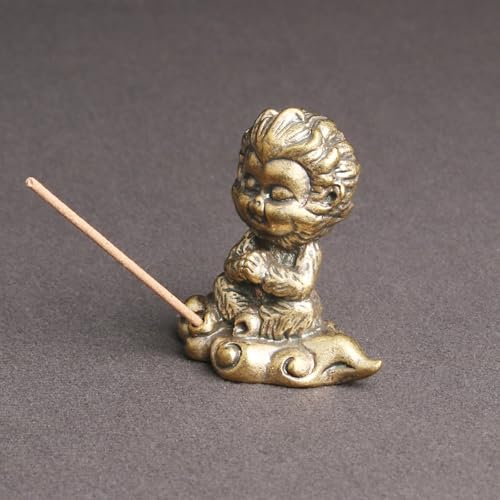 FYDCYHM Antike Bronze-Schiffsstatue mit goldfarbenen Akzenten, Zen-Meditationsdekoration für Wohnzimmer, Spa oder Yoga-Studio, Mittelstück von FYDCYHM