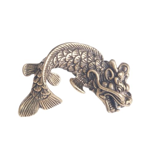 FYDCYHM Handgefertigte Bronzekaviar-Skulptur Glückstierfigur für Zuhause, Büro, Schreibtisch, einzigartiges Einweihungsgeschenk für Hausbesitzer von FYDCYHM