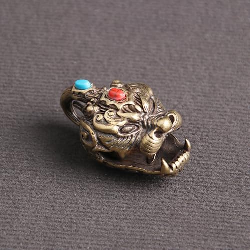FYDCYHM Handgefertigte Pixi-Skulptur aus Bronze, Glückstierfigur für Zuhause, Büro, Schreibtisch, einzigartiges Einweihungsgeschenk für Hausbesitzer von FYDCYHM