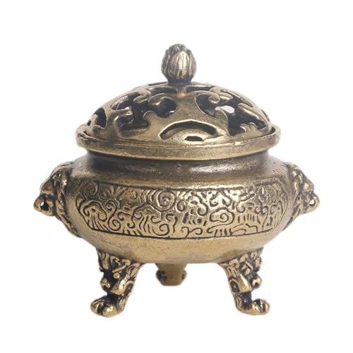 FYDCYHM Handgefertigte bronzefarbene Thurible-Skulptur Glückstierfigur für Zuhause, Büro, Schreibtisch, einzigartiges Einweihungsgeschenk für Hausbesitzer FYDCYHM Handgefertigte bronzefarbene Thurible-Skulptur Glückstierfigur für Zuhause, Büro, Schreibtisch, einzigartiges Einweihungsgeschenk für Hausbesitzer von FYDCYHM