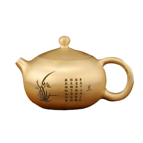 FYDCYHM Handgemachte Bronze Teekannen Skulptur-glückliche Tierfigur Für Home Office Desk Einzigartiges Einweihungsgeschenk Für Hausbesitzer Wohnzimmer Schlafzimmer Büro Haus Feng Shui von FYDCYHM
