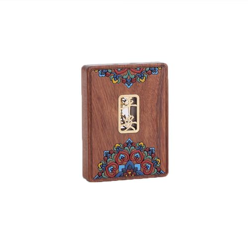 Hängen Ornament Kleine Holzskulptur Dekor Buchsbaum Vintage Statue Dekoration Schreibtisch Ornament Für Wohnzimmer Schlafzimmer Büro Home Feng Shui Sculptural(6.2cm, 1) von FYDCYHM