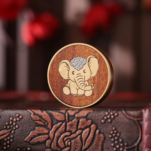 Holzstatue Imitieren Buchstützen Holzskulptur Fantasy Lovers Library Decor Durable Desk Organizer Für Schwere Bücher Wohnzimmer Schlafzimmer Ornament(3.5cm, 2) von FYDCYHM