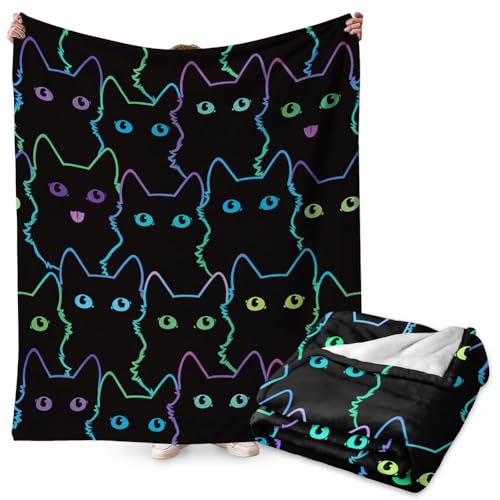 FYDZBSL Cat Kinder Decke, Cartoon Fleecedecken Flauschige Kuscheldecke 3D Digitaldruck Decke Reisedecke Blanket für Sofa für Kinder, Mädchen und Erwachsene Geburtstagsgeschenk für Kinder FYDZBSL Cat Kinder Decke, Cartoon Fleecedecken Flauschige Kuscheldecke 3D Digitaldruck Decke Reisedecke Blanket für Sofa für Kinder, Mädchen und Erwachsene Geburtstagsgeschenk für Kinder von FYDZBSL