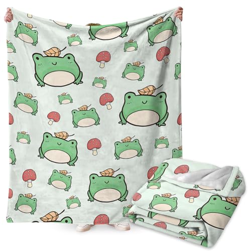 FYDZBSL Frog Kuscheldecke für Kinder Flanell Decke Kinder Weich Flauschig Fleecedecke Karikatur Interessant Bunt Cute Frog Geschenke für Junge Mädche Junge 100x150CM FYDZBSL Frog Kuscheldecke für Kinder Flanell Decke Kinder Weich Flauschig Fleecedecke Karikatur Interessant Bunt Cute Frog Geschenke für Junge Mädche Junge 100x150CM von FYDZBSL