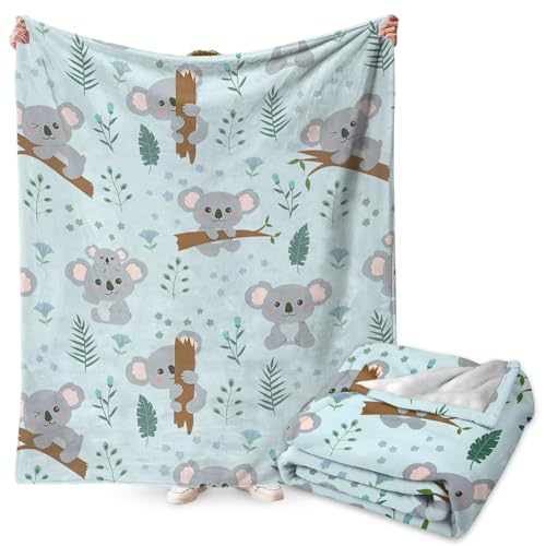 FYDZBSL Koala Kuscheldecke für Kinder Flanell Decke Kinder Weich Flauschig Fleecedecke Karikatur Interessant Bunt Cute Koala Geschenke für Junge Mädche Junge 100x150CM FYDZBSL Koala Kuscheldecke für Kinder Flanell Decke Kinder Weich Flauschig Fleecedecke Karikatur Interessant Bunt Cute Koala Geschenke für Junge Mädche Junge 100x150CM von FYDZBSL