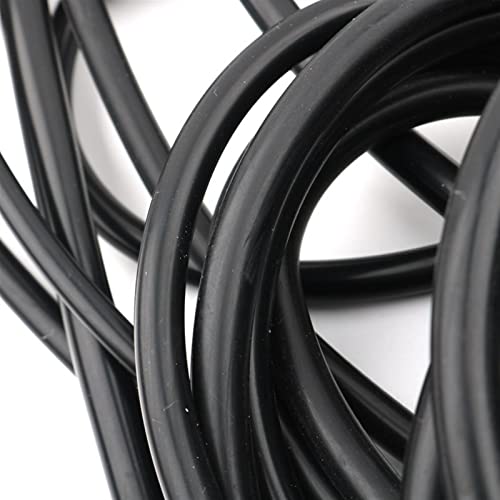 Zzhengf-Rohre Schläuche 1m schwarzer Silikonrohr 3~38mm Gummischlauch flexibles weiches Rohr, Leicht und flexibel (Color : 8 x 10mm) von FYEL