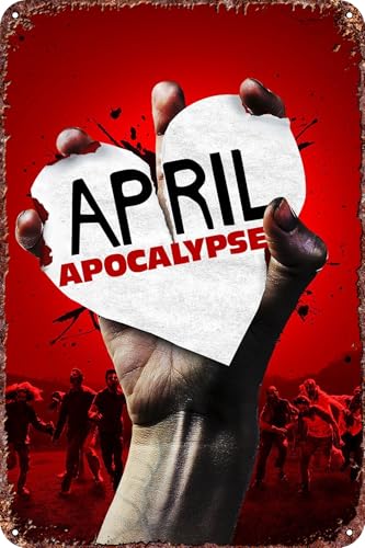 FYELVO April Apocalypse Movie Poster Metal Tin Logo Retro Metal Logo Art Poster Iron Logo Bar Garage Cafe Bar Dominic Wall Decoration 20.3 x 30.5 cm FYELVO April Apocalypse Movie Poster Metal Tin Logo Retro Metal Logo Art Poster Iron Logo Bar Garage Cafe Bar Dominic Wall Decoration 20.3 x 30.5 cm von FYELVO