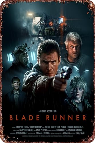 FYELVO Blade Runner Filmposter Metalldose Logo Retro Metall Logo Kunst Poster Eisen Logo Bar Garage Cafe Bar Dominic Wanddekoration 20,3 x 30,5 cm FYELVO Blade Runner Filmposter Metalldose Logo Retro Metall Logo Kunst Poster Eisen Logo Bar Garage Cafe Bar Dominic Wanddekoration 20,3 x 30,5 cm von FYELVO