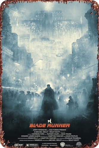 FYELVO Blade Runner Filmposter Metalldose Logo Retro Metall Logo Kunst Poster Eisen Logo Bar Garage Cafe Bar Dominic Wanddekoration 20,3 x 30,5 cm FYELVO Blade Runner Filmposter Metalldose Logo Retro Metall Logo Kunst Poster Eisen Logo Bar Garage Cafe Bar Dominic Wanddekoration 20,3 x 30,5 cm von FYELVO