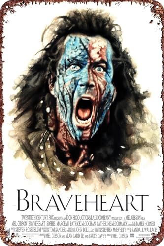 FYELVO Braveheart Filmposter Metalldose Logo Retro Metall Logo Kunst Poster Eisen Logo Bar Garage Cafe Bar Dominic Wanddekoration 20,3 x 30,5 cm FYELVO Braveheart Filmposter Metalldose Logo Retro Metall Logo Kunst Poster Eisen Logo Bar Garage Cafe Bar Dominic Wanddekoration 20,3 x 30,5 cm von FYELVO