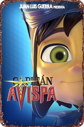 FYELVO Captain Avispa Movie Poster Metal Tin Logo Retro Metal Logo Art Poster Iron Logo Bar Garage Cafe Bar Dominic Wall Decoration 20.3 x 30.5 cm FYELVO Captain Avispa Movie Poster Metal Tin Logo Retro Metal Logo Art Poster Iron Logo Bar Garage Cafe Bar Dominic Wall Decoration 20.3 x 30.5 cm von FYELVO